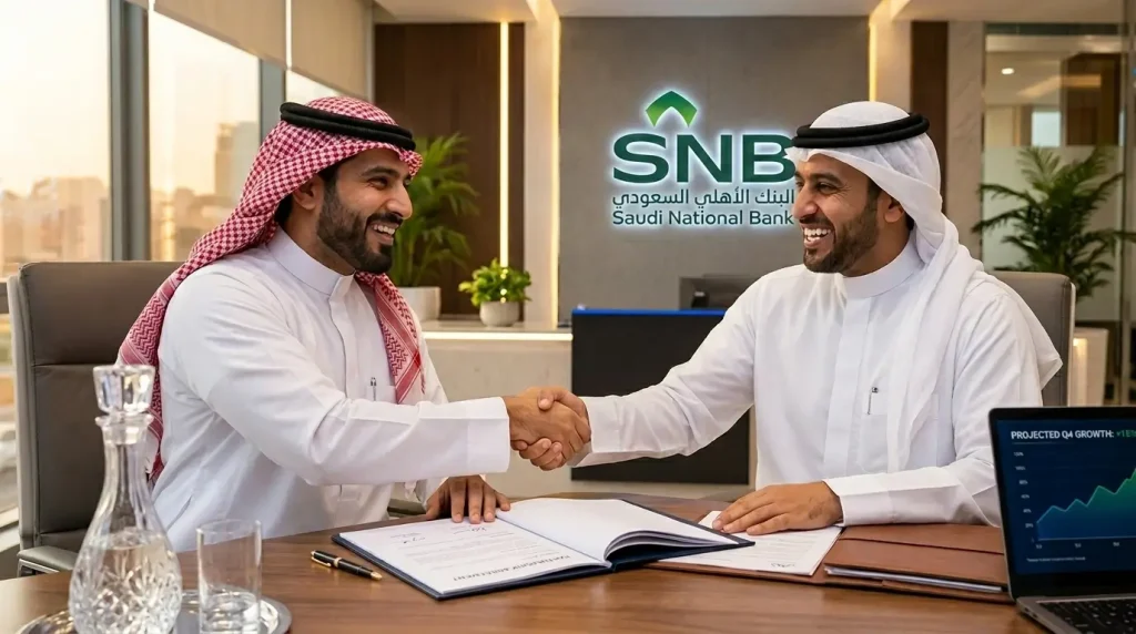 قروض شخصية من البنك الوطني السعودي 2026: أقل سعر فائدة في المملكة العربية السعودية + تطبيق ذكي مزود بالذكاء الاصطناعي - الحل الأمثل لموظفي القطاعين العام والخاص.